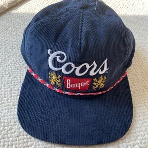 Brand New with Tags Mad Engine Coors adjustable corduroy hat.
